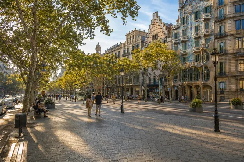 Adventure Quest artwork for the “The Grandest Boulevard” mission in Casa Batlló & Passeig de Gràcia Explorer.