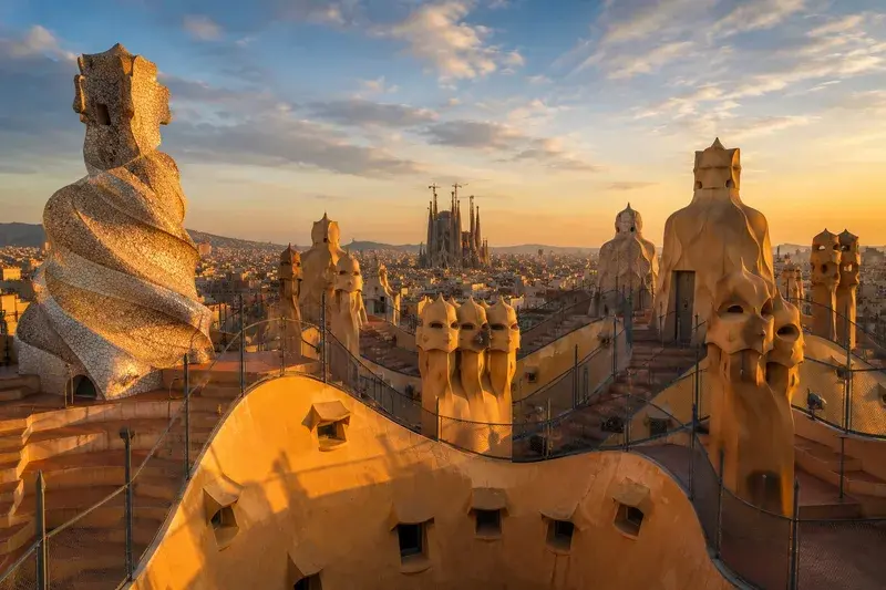 Adventure Quest artwork for the “The Rooftop Warriors” mission in Casa Batlló & Passeig de Gràcia Explorer.