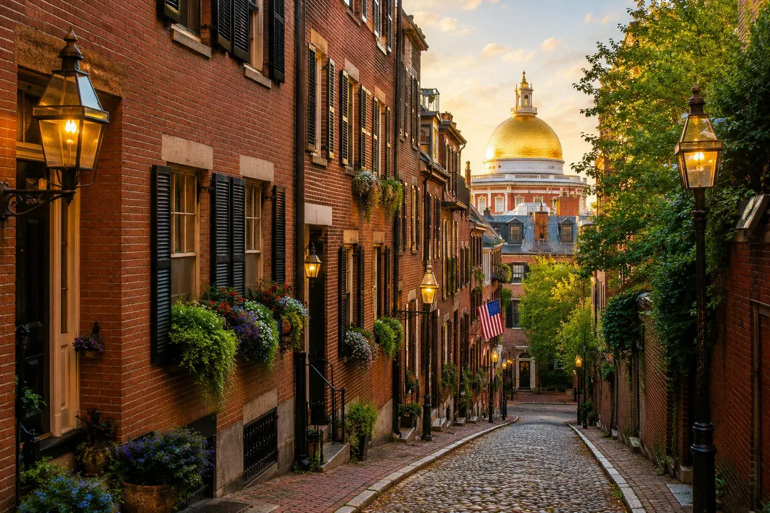 Adventure Quest artwork for the Beacon Hill & Boston Common Explorer adventure.