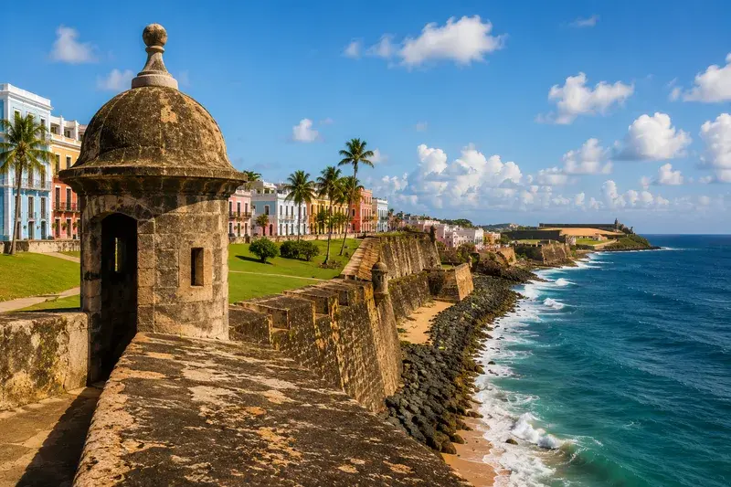 Adventure Quest artwork for the “Walk the City Walls” mission in Old San Juan Explorer.
