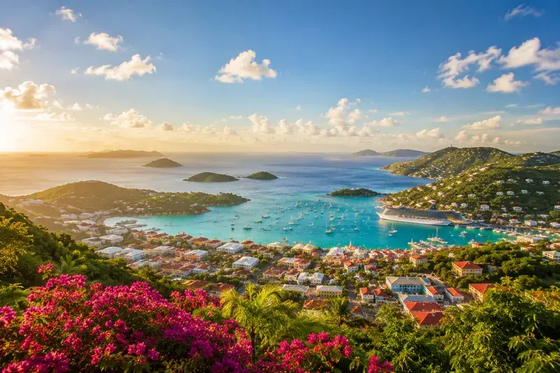 Adventure Quest artwork for the “Perfect Island View” mission in St. Thomas Explorer.