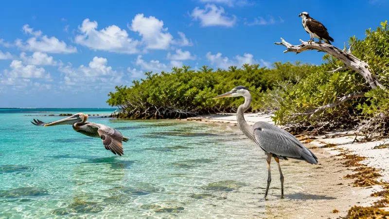 Adventure Quest artwork for the “Birds of the Keys” mission in Bahia Honda Explorer.