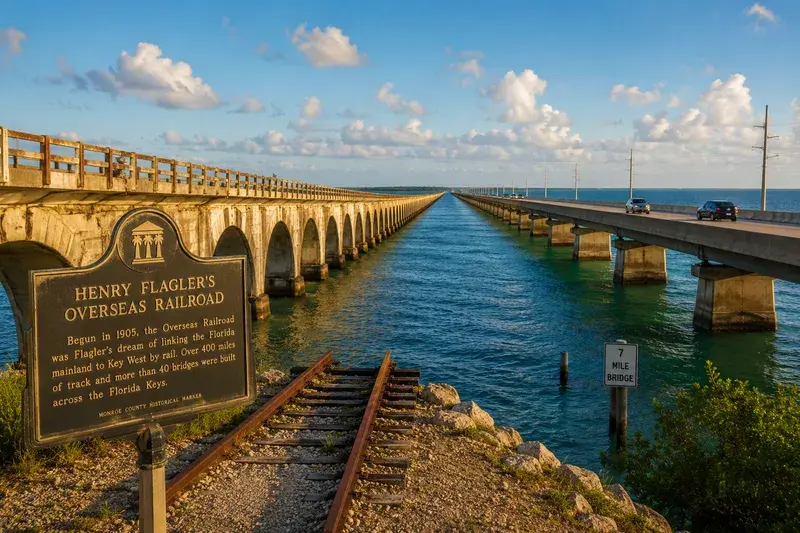 Adventure Quest artwork for the “Flagler's Impossible Dream” mission in Seven Mile Bridge Explorer.