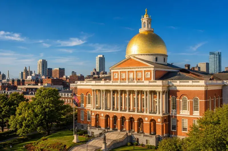 Adventure Quest artwork for the “The Golden Dome” mission in Freedom Trail Explorer.