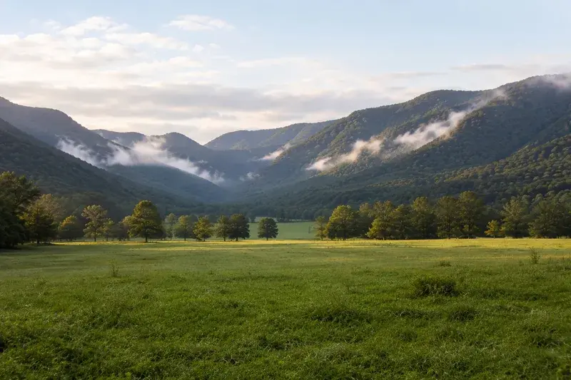 Adventure Quest artwork for the “Oldest Cove” mission in Cades Cove Loop.