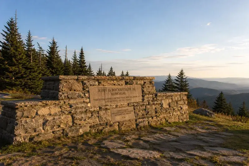 Adventure Quest artwork for the “Rockefeller's Gift” mission in Newfound Gap & the Appalachian Trail.