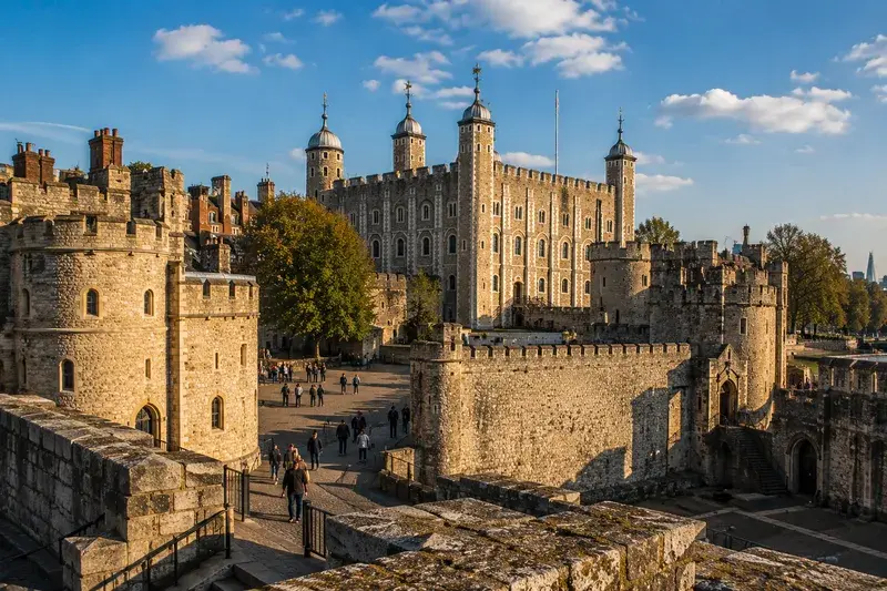 Adventure Quest artwork for the “The Medieval Fortress” mission in Tower of London.