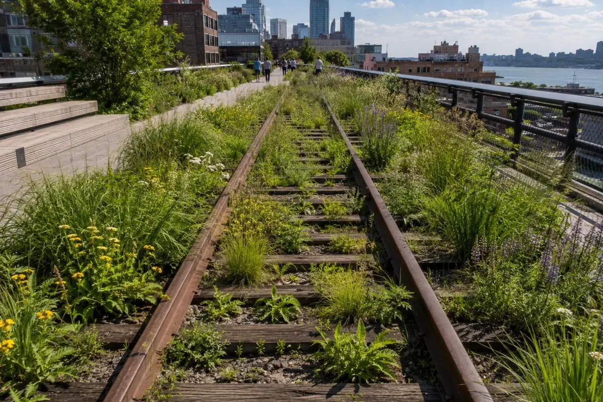 Adventure Quest card artwork for the The High Line & Chelsea Explorer adventure.