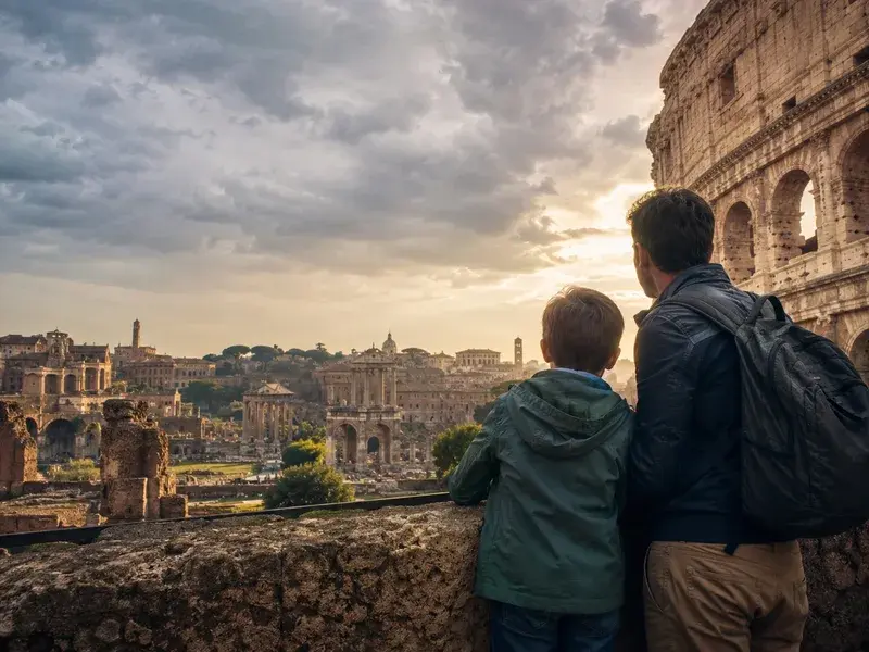 Adventure Quest artwork for the “Ancient Memory” mission in Colosseum & Ancient Rome Explorer.