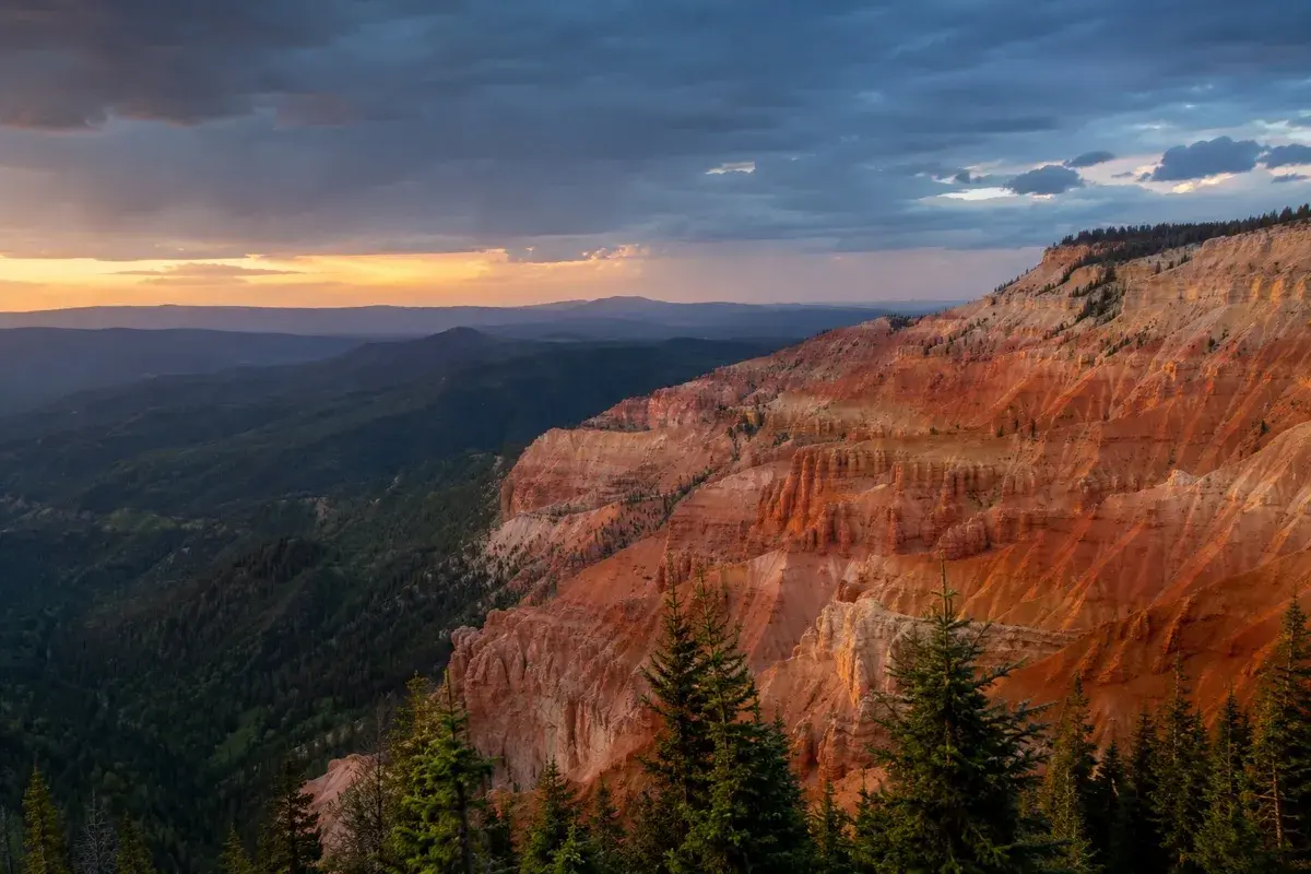 Adventure Quest card artwork for the Cedar Breaks Overlook Quest adventure.