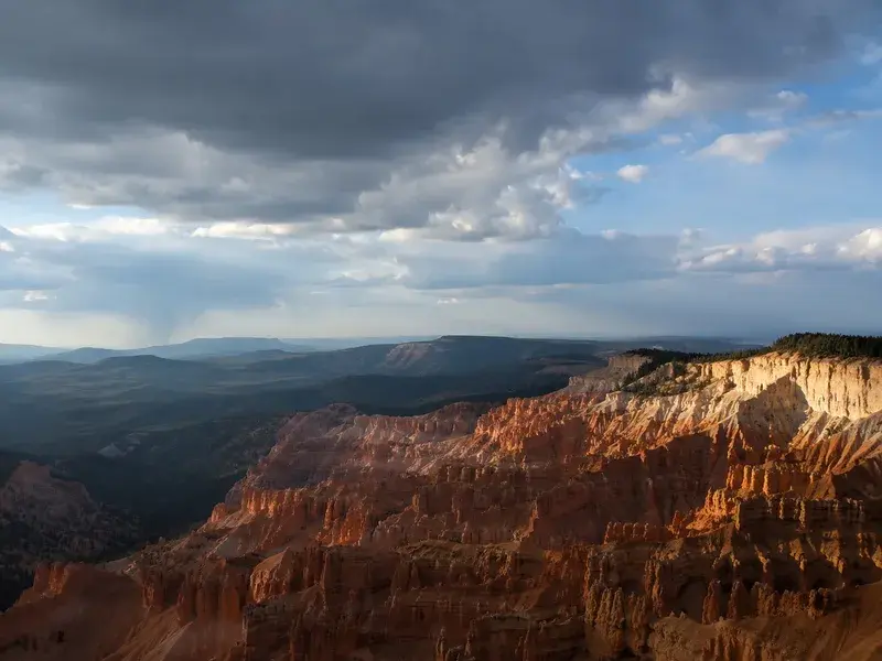 Adventure Quest artwork for the “Sky & Stone” mission in Cedar Breaks Overlook Quest.