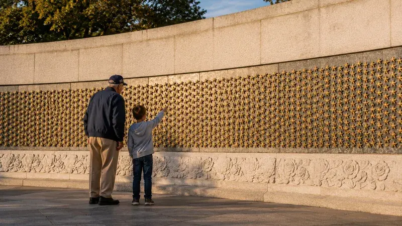 Adventure Quest artwork for the “Freedom Wall” mission in Monuments.