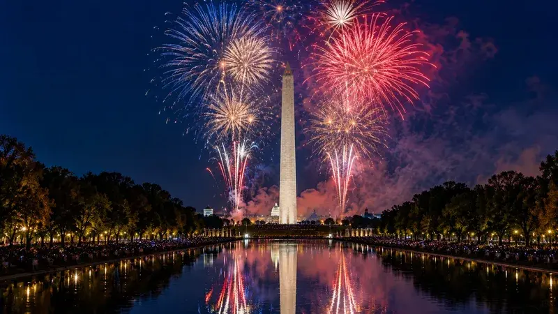 Adventure Quest artwork for the “America's Birthday” mission in Monuments.