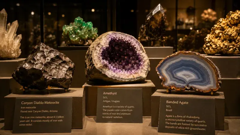 Adventure Quest artwork for the “Rock Detectives” mission in Natural History Museum.