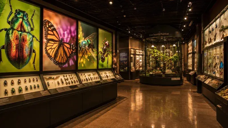 Adventure Quest artwork for the “Insect Universe” mission in Natural History Museum.