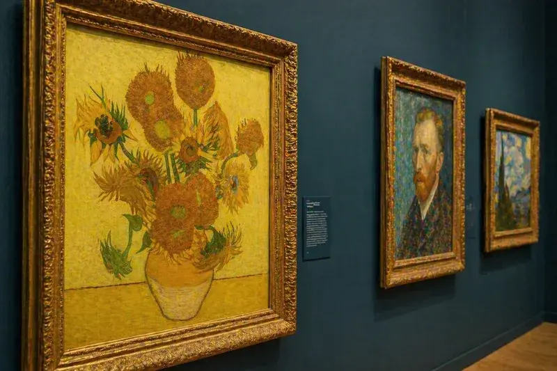 Adventure Quest artwork for the “Bold Color” mission in Van Gogh Experience.