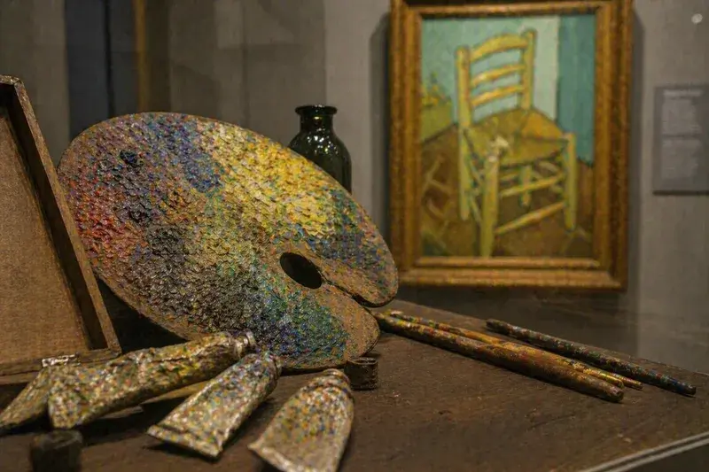 Adventure Quest artwork for the “Creative Detail” mission in Van Gogh Experience.