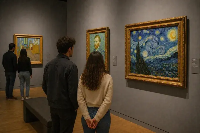 Adventure Quest artwork for the “Shared Wonder” mission in Van Gogh Experience.