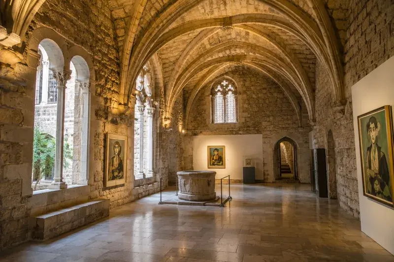 Adventure Quest artwork for the “The Medieval Palaces” mission in Picasso Museum & El Born Explorer.