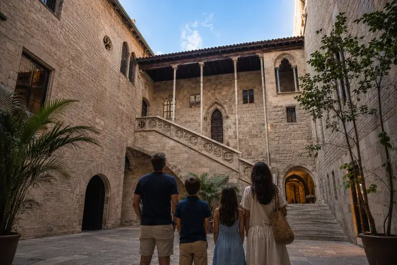 Adventure Quest artwork for the “What Barcelona Made Picasso” mission in Picasso Museum & El Born Explorer.
