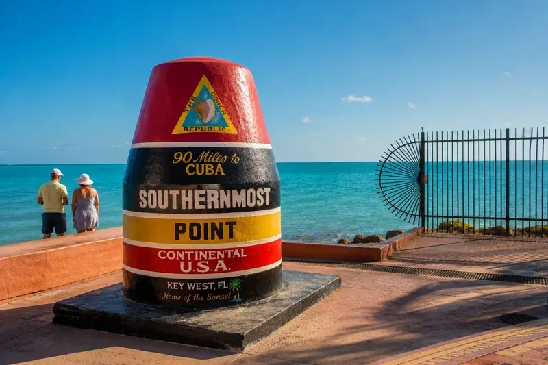 Adventure Quest artwork for the “Southernmost Point” mission in Key West Explorer.