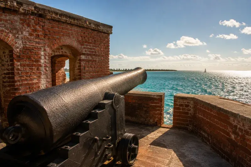 Adventure Quest artwork for the “Fort Zachary's Cannon” mission in Key West Explorer.