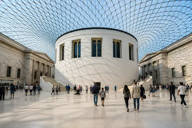 Adventure Quest artwork for the “The Great Court” mission in British Museum Explorer.
