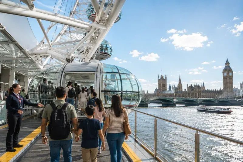 Adventure Quest artwork for the “The Giant Wheel” mission in London Eye Explorer.