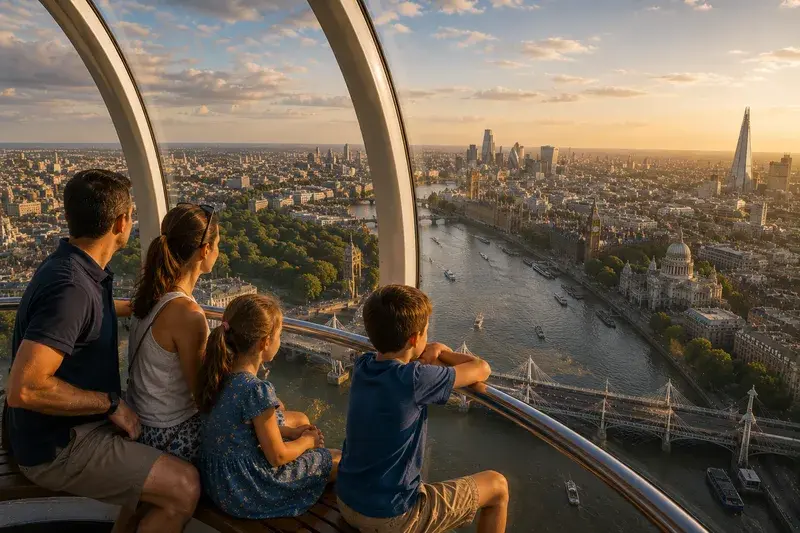 Adventure Quest artwork for the “The Highest Point” mission in London Eye Explorer.
