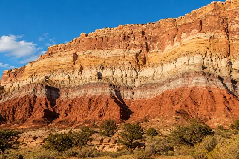 Adventure Quest artwork for the “Red Rock Layers” mission in Capitol Reef Canyon Explorer.