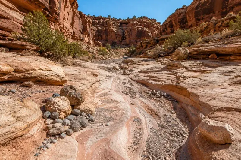 Adventure Quest artwork for the “Water's Path” mission in Capitol Reef Canyon Explorer.