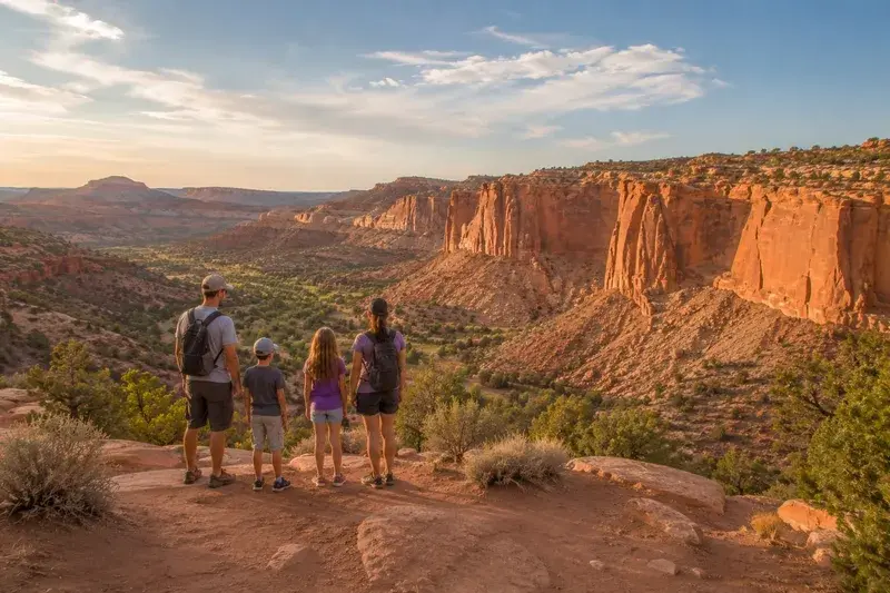 Adventure Quest artwork for the “Canyon Memory” mission in Capitol Reef Canyon Explorer.